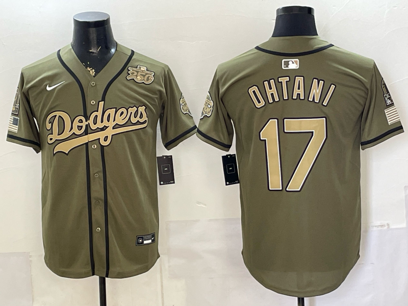 Men Los Angeles Dodgers #17 Ohtani green Game 2026 Nike MLB Jersey 052902